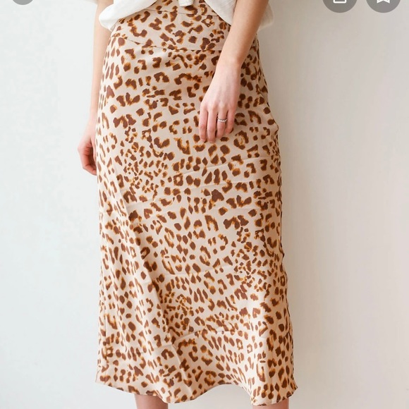 Free People leopard skirt - Picture 3 of 4